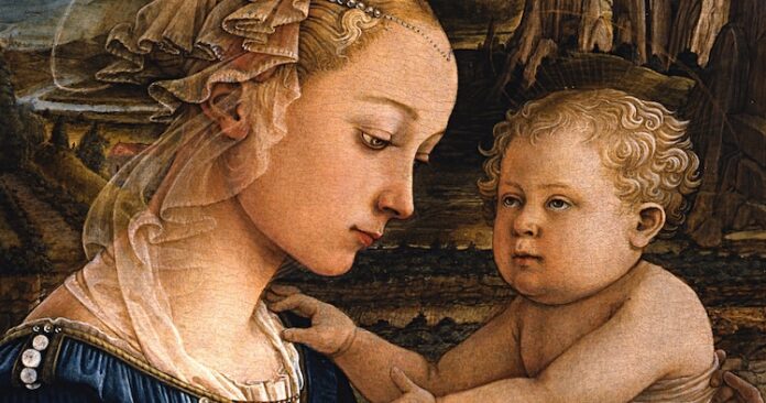 Madonna And Child Portrait