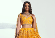 Radiating Beauty with a Yellow Lehenga and Yellow Saree: Classic Choices for Celebrations